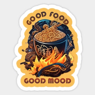 good food good mood Sticker